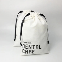 Pochette à cordon en toile de coton de qualité supérieure pour l'emballage et le rangement de chaussures et de chapeaux, sac anti-poussière