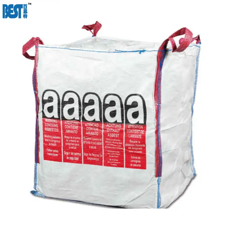 UN FIBC PP Bulk Bag With Certification For Asbestos