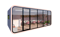 Maison Capsule Spatiale Moderne de Luxe 2026, Cabine Apple Préfabriquée à 2 Niveaux, Maison Modulaire Mobile, Pod de Glamping pour Complexes Touristiques et Glamping