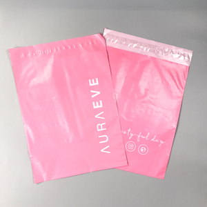 Rosa al por mayor/a granel/<span class=keywords><strong>barato</strong></span>/Logotipo personalizado impreso adhesivo de sellado de ropa/ropa envío <span class=keywords><strong>sobre</strong></span> para venta - Product Image 2