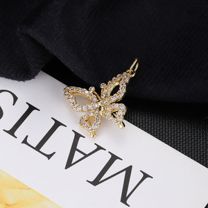 แฟชั่นยีราฟช้างผีเสื้อเพทายออกแบบมาอย่างประณีตสำหรับทำสร้อยคอต่างหูเครื่องประดับแบบทำมือ - Product Image 6