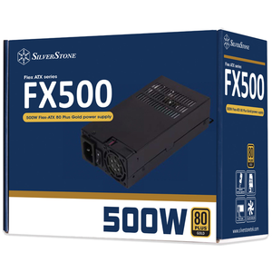 Alimentation électrique SilverStone FX500 80+Gold Flex 500W 24 broches Mini ATX 1U 150mm pour boîtier de bureau ITX - Product Image 4