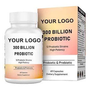 300 Miljard Cfu Probiotica-Probiotica-Capsules Met Prebiotisch Mengsel Voor Vrouwen En Mannen, Supplement 12 Probiotische Stammen