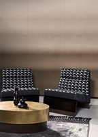 Panneaux muraux modernes personnalisés à dégradé, taille sur mesure, vert Morandi brossé, décoration murale pour salon et hall, facile à installer