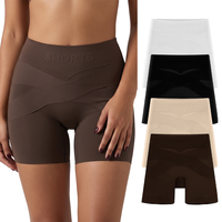 Shorts Moldeadores de Cintura Alta para Mujer, Sin Costuras, Anti-Exposición, Pantalones de Seguridad para Debajo del Vestido, Transpirables, que Absorben la Humedad, para Yoga