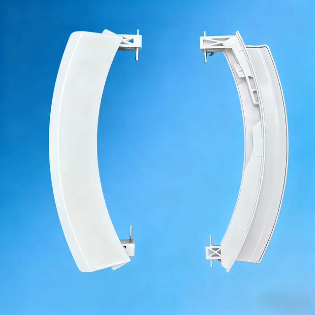 Electric Universal Washing Machine Door Handle Durable White Replacement Part for Hotel Use High Quality Brass Material