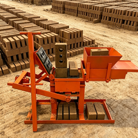 Machine à Briques en Terre Cuite Électrique Hydraulique, Trois Options de Puissance, Façonneuse de Briques Manuelle Semi-Automatique pour Chantier de Construction