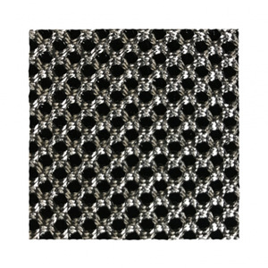 Tissu brocart tricoté noir effet slub 7mm, maille à mémoire de forme 3D, poids moyen, pour coussin de voiture, à grosses mailles, résistant à l'abrasion, motif abstrait pour filles - Product Image 5