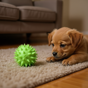 Piccolo Pallino Appuntito con Luce e Suono per Animali Domestici - Product Image 1