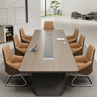 Ensemble de mobilier de bureau, table de réunion, table de conférence moderne