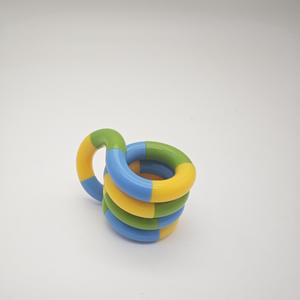 DIY sarma eğlence stres giderici çocuk için çok renkli eğitim <span class=keywords><strong>Fidget</strong></span> Unisex oyuncaklar bükülmüş küp sihirli <span class=keywords><strong>Fidget</strong></span> Trick halat - Product Image 5