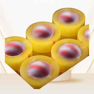 Cinta adhesiva de rollo Jumbo de sellado de caja transparente de marca, cinta de embalaje de envío BOPP impermeable, Impresión de logotipo personalizado para logotipo de la empresa - Product Image 5