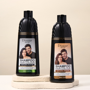 <span class=keywords><strong>Shampoo</strong></span> colorant capillaire brun naturel <span class=keywords><strong>Disaar</strong></span> avec huile d'argan et kératine, coloration capillaire semi-permanente hydratante rapide - Product Image 6
