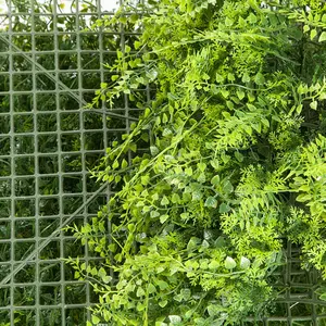 ألواح عشبية خضراء لنباتات صناعية عمودية مخصصة بنمط ZC Jungle لتزيين الحائط شنقا النباتات في المناسبات والحفلات