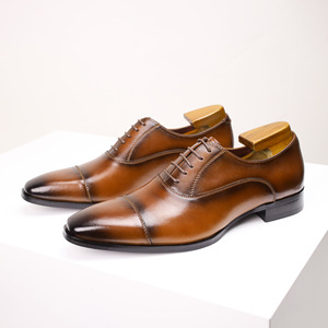 Zapatos Formales de Negocios para Hombre 2026, Zapatos de Boda de Cuero Genuino, Zapatos de Cuero con Punta Cuadrada para Uso Diario, Combinan con Todo - Product Image 5