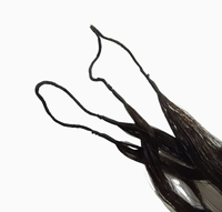 Rambut lurus panjang grosir, rambut mengembang, rambut virgin ekstensi, ekstensi rambut untuk aksesoris rambut