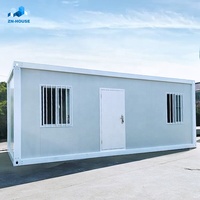 Maisons modulaires préfabriquées portables en conteneurs maritimes de 20 et 40 pieds avec cadres en acier, personnalisables et à bas prix, à vendre