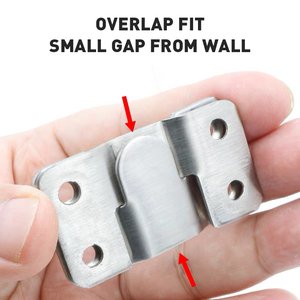 <span class=keywords><strong>Staffa</strong></span> <span class=keywords><strong>di</strong></span> <span class=keywords><strong>Bloccaggio</strong></span> a Incastro per Divano Letto Gancio per Cornice Accessori per Appendere Foto Cerniere in Metallo Connettore Interno Ferramenta per Mobili - Product Image 3