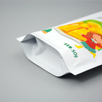Sacs Mylar Ziplock personnalisés pour biscuits et snacks, emballage alimentaire de qualité alimentaire pour aliments lyophilisés et fruits, pochette verticale avec fermeture éclair