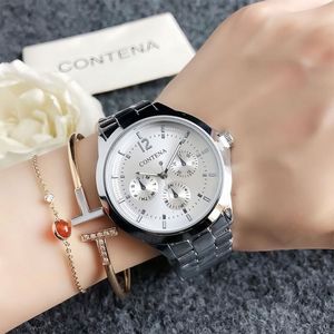 <span class=keywords><strong>นาฬิกา</strong></span>ข้อมือควอตซ์กันน้ำสำหรับผู้หญิง สแตนเลสคุณภาพดีที่สุด <span class=keywords><strong>ซื้อ</strong></span>จำนวนมากได้ พร้อมโลโก้สั่งทำพิเศษ ดีไซน์หรูหราแบบสามหน้าปัด - Product Image 6