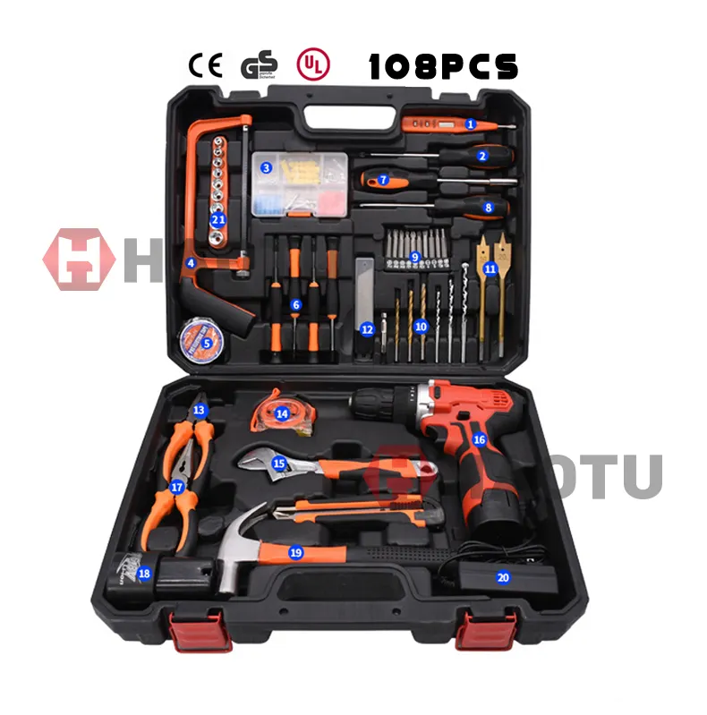 Hand Power Tools Combo Sets Household power tool drill driver hand drill machine