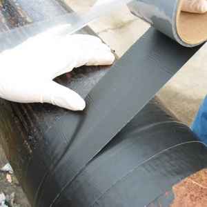 Soğuk uygulanan butil kauçuk boru hattı bant su geçirmez polietilen butil yapıştırıcı bant gaz için petrol borusu korozyon önleyici koruma - Product Image 1