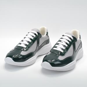 Zapatillas de Diseño para Hombre, de Cuero Genuino Brillante, con Malla Transpirable, Casuales, Deportivas, con Suela Plana Antideslizante, Soporte de Arco y Resistentes al Agua - Product Image 4