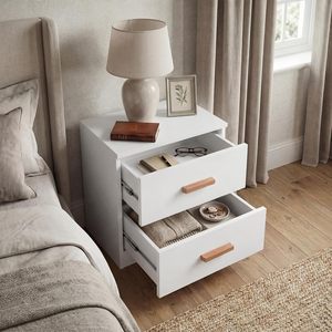 Ensemble de meubles de <span class=keywords><strong>chambre</strong></span> <span class=keywords><strong>à</strong></span> <span class=keywords><strong>coucher</strong></span>, armoire <span class=keywords><strong>à</strong></span> 2 portes <span class=keywords><strong>pour</strong></span> <span class=keywords><strong>chambre</strong></span> <span class=keywords><strong>à</strong></span> <span class=keywords><strong>coucher</strong></span> avec commode <span class=keywords><strong>à</strong></span> 3 tiroirs, table de chevet, ensemble de 3 pièces <span class=keywords><strong>pour</strong></span> <span class=keywords><strong>chambre</strong></span> <span class=keywords><strong>à</strong></span> <span class=keywords><strong>coucher</strong></span>, blanc - Product Image 3