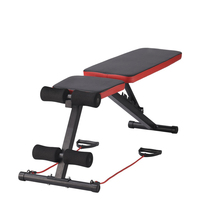Banc de musculation pliable pour entraînement à domicile, équipement de fitness gain de place