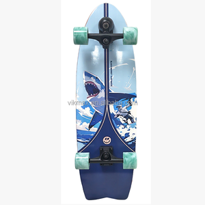 สเก็ตบอร์ดแลนด์เซิร์ฟ รับน้ำหนักได้ 150 กก. แผ่นไฟเบอร์กลาส 6+2 ลูกปืนเซรามิก สำหรับผู้ใหญ่ เด็ก และผู้เริ่มต้น - Product Image 6