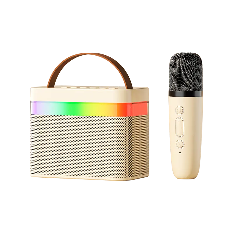 Haut-parleur sans fil portable micro magique voix boîte de fête haut-parleur petit haut-parleur de karaoké avec microphone