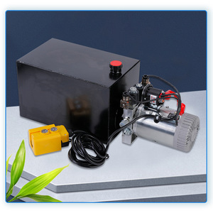 Manufacturer's Hydraulic Lifting Power Unit DC Electric Remote Control For Dump Trailer <b>Flatbed</b> <b>Truck</b> - Product Image 1