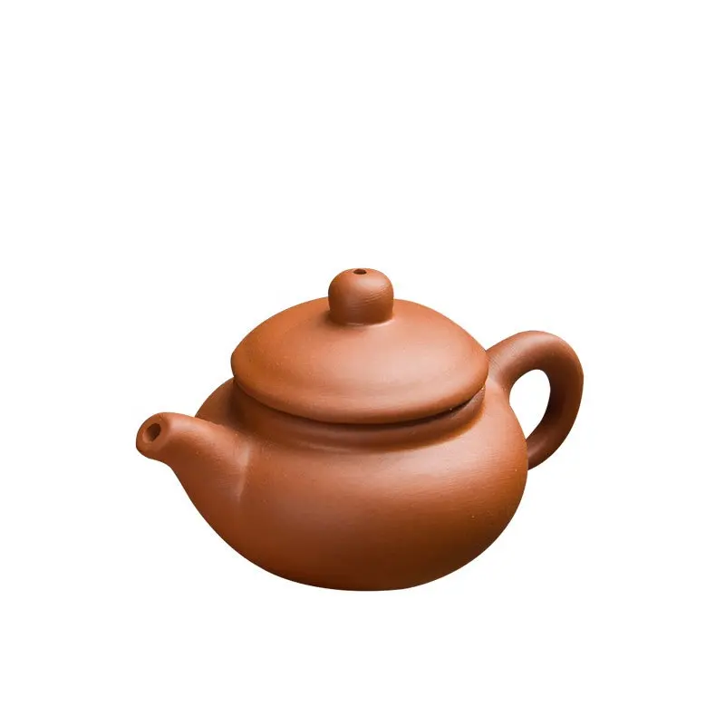 กาน้ำชาขนาดเล็กทำจากเครื่องปั้นดินเผาทรายสีม่วง,อุปกรณ์เสริมสำหรับชากาน้ำชาชาชาชาเซรามิกแกะสลักกังฟูเล่นได้