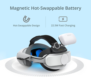 <span class=keywords><strong>BOBOVR</strong></span> P4u Diadema mejorada con batería magnética PICO 4 Accesorio de carga ultra Comodidad Mejora VR Accesorios de juego - Product Image 2
