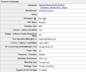 <span class=keywords><strong>Transistor</strong></span> A2222 C6144 A2222 2SA2222 2SC6144 Bipolar <span class=keywords><strong>Transistor</strong></span> PNP, <span class=keywords><strong>NPN</strong></span>, 50V 10A 2W TO-220F IC - Product Image 3