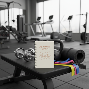 Carnet de suivi d'entraînement personnalisé pour le suivi de vos objectifs de <span class=keywords><strong>bien</strong></span>-<span class=keywords><strong>être</strong></span>, journal de fitness, planificateur de santé - Product Image 3