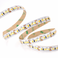 Bande LED Flexible 120/240 LED, CRI élevé Ra90, Largeur 8mm/10mm/15mm, Blanc Chaud pour Décoration Intérieure d'Armoires