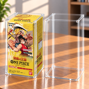 Étui magnétique en acrylique personnalisé de qualité supérieure pour le jeu de cartes One Piece EB-04 Egghead Crisis, épaisseur 5 mm, protection UV, support anti-poussière N52 - Product Image 3