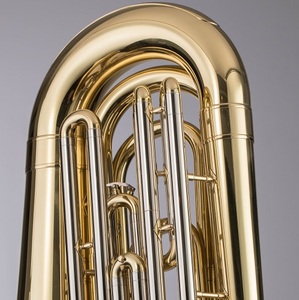 <span class=keywords><strong>Tuba</strong></span> Bb personnalisable Jinbao <span class=keywords><strong>avec</strong></span> surface laquée or, conception à trois pistons pour une performance flexible - Product Image 4