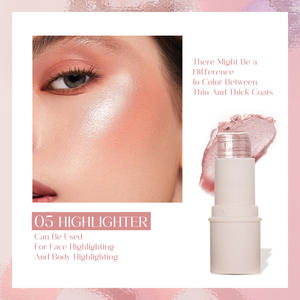 Factory OEM Custom High Quality Cheek Blush Makeup <b>Stick</b> Long Lasting Waterproof Cheek Blush <b>Stick</b> Cosmetic Tool 5 Colors - Product Image 3