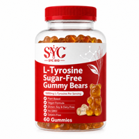 Gummies personnalisées à la L-Tyrosine sans sucre 1000mg – Complément alimentaire haute puissance pour le soutien de la concentration – Marque privée OEM