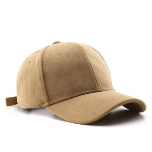 Casquette de baseball vintage 6 panneaux en laine d'agneau avec logo personnalisé, couleur unie, boucle argentée/cuivrée, style sport extérieur, chaude pour l'hiver, vente en gros - Product Image 5