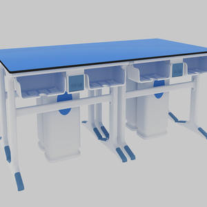 โต๊ะนักเรียนอลูมิเนียมอัลลอยด์สำหรับนักเรียนโต๊ะสาธิตเฟอร์นิเจอร์ห้องแล็ปร่วมสมัยโต๊ะสาธิต4 - Product Image 5