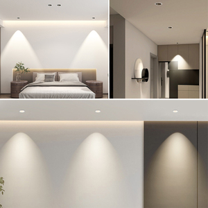 LOSO Bon Prix Hôtel Home Office Store Aluminium Plafond Encastré Mur Rondelle 9W LED <span class=keywords><strong>Spot</strong></span> Light - Product Image 6