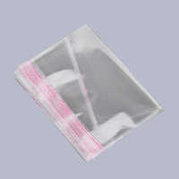 Sacs d'emballage transparents OPP, sacs en plastique auto-adhésifs, sacs pour accessoires vestimentaires, sacs en film, possibilité de personnaliser le LOGO et la taille.