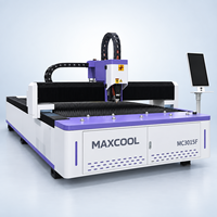Machine de découpe laser à fibre CNC de type ouvert 1530, découpeuse laser de tôles 1500x3000mm, découpeuse de plaques métalliques haute vitesse