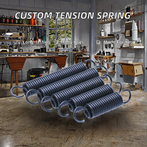 Ressort de tension en acier allié personnalisé avec double oreille, double crochet, conception en spirale pour une utilisation mécanique industrielle polyvalente - Product Image 4