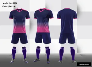 Maillots de football rétro personnalisés pour hommes, vêtements de sport, maillots de football rayés vintage, sublimation, faible MOQ - Product Image 3