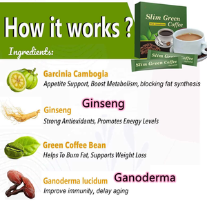 <span class=keywords><strong>Caffè</strong></span> Istantaneo al Ginseng Verde Formula Dimagrante con Erbe Naturali e Ganoderma Etichetta Privata - Product Image 3