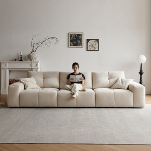 Set di Divani Componibili Moderni e Lussuosi, Divano Letto a 3 Posti in Tessuto <span class=keywords><strong>per</strong></span> Spazi Ristretti, Arredamento <span class=keywords><strong>per</strong></span> Soggiorno - Product Image 6